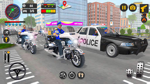 US Police Motor Bike Chase screenshot 2