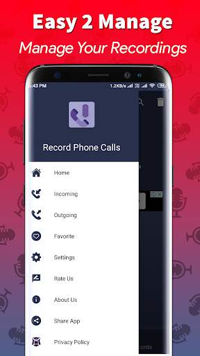 Call Recording & Phone Recoder скриншот 3