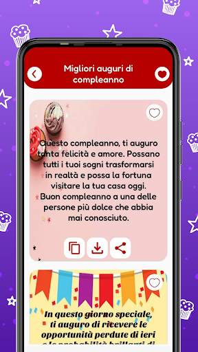 Messaggi compleanno e auguri screenshot 7
