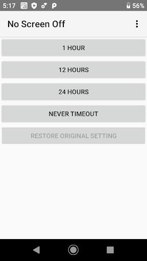 No Screen Off /Display Timeout screenshot 1