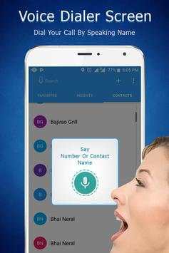 Voice Call Dialer - Speak to Caller Name скриншот 1