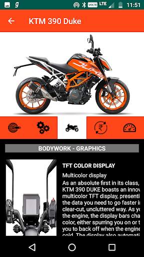 KTM Bikes India : Price, Mileage, Features screenshot 4