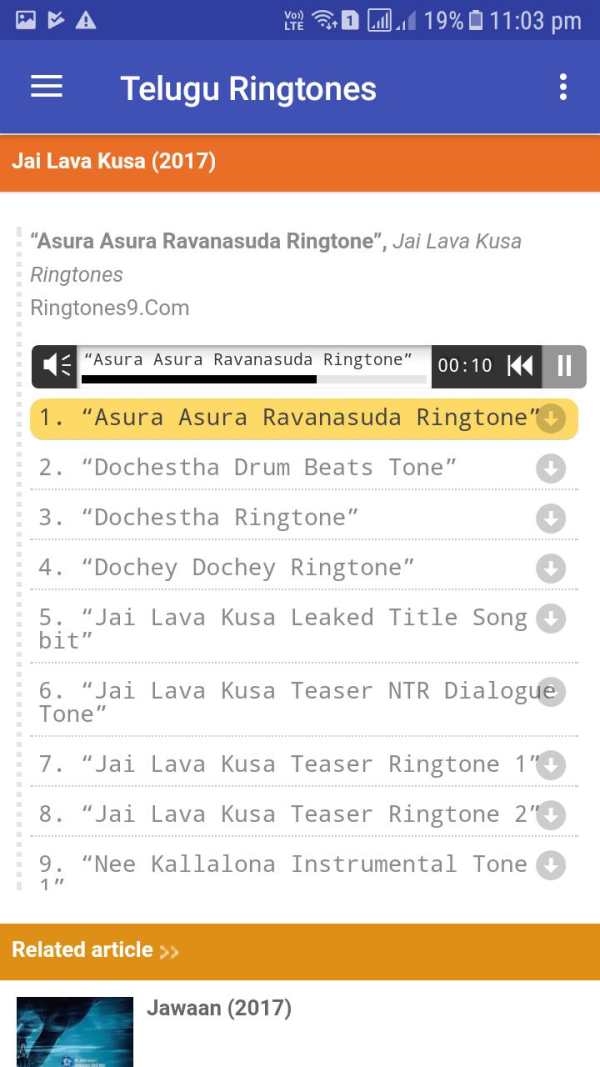 Telugu Ringtones New screenshot 3