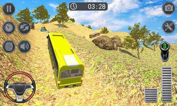Hill Bus Climbing Sim 2019 - Offroad Bus Driving screenshot 2