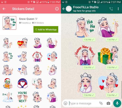 WAStickerApps - Pretty Girl Stickers screenshot 4