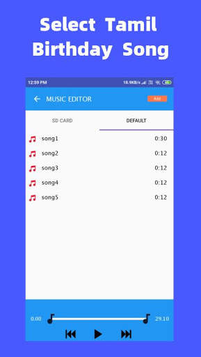 Birthday video maker Tamil - பிறந்தநாள் screenshot 3