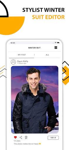 Men Winter Jacket Suit screenshot 3