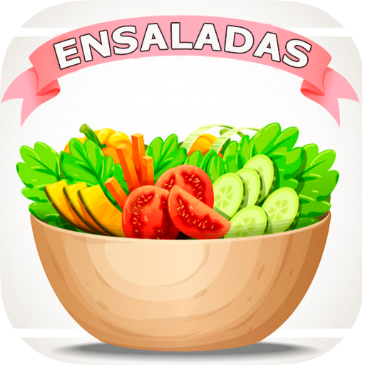 Healthy salads in Spanish icon