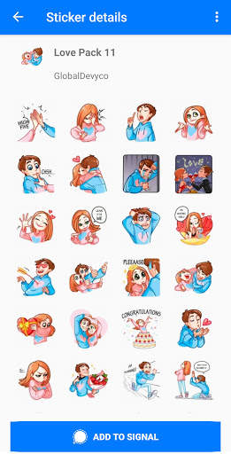Love Story Stickers for Signal Messenger screenshot 3