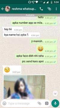 Real girls mobile number for whatsapp prank screenshot 1