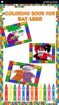 Coloring book for BAT-LEGO screenshot 1