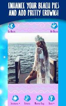 Mermaid Crown Stickers - Crowns Photo Editor screenshot 4