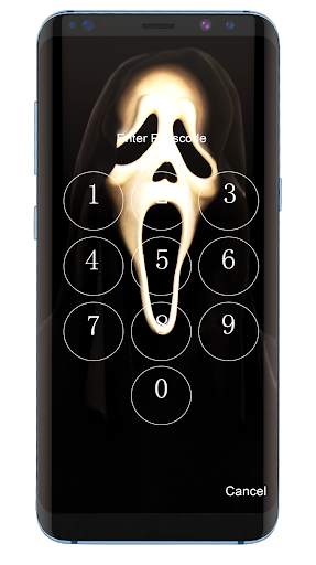 Ghost Face Lock Screen 4 تصوير الشاشة