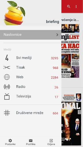 Briefing Mediji screenshot 2