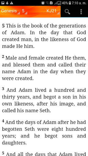 Holy Bible 21st Century King James Version screenshot 7