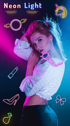 Neon Light Photo Editor screenshot 6