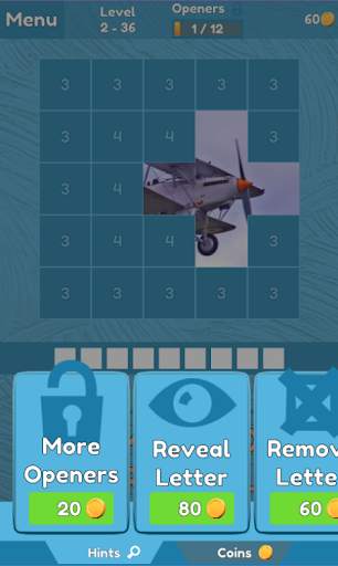 Word Reveal - Free Offline Word Puzzle Games screenshot 2