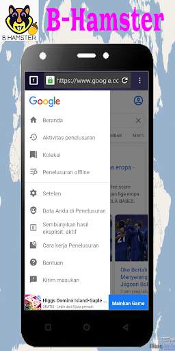 B-Hamster  Browser Anti blokir tercepat screenshot 3