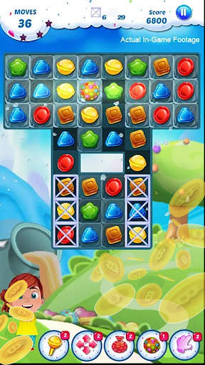 Gummy Candy Match 3  Earn Btc screenshot 4
