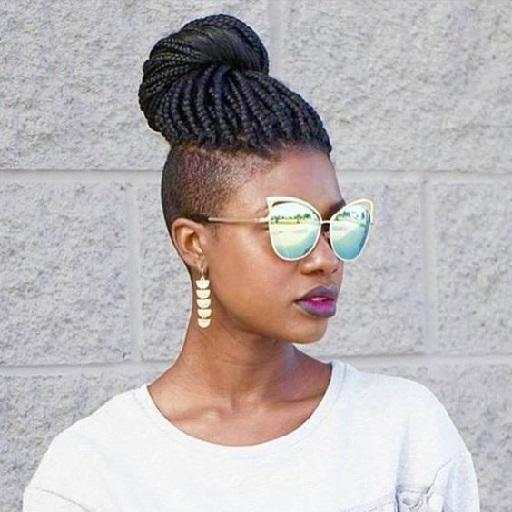 Box Braid Undercut Hairstyles. स्क्रीनशॉट 5