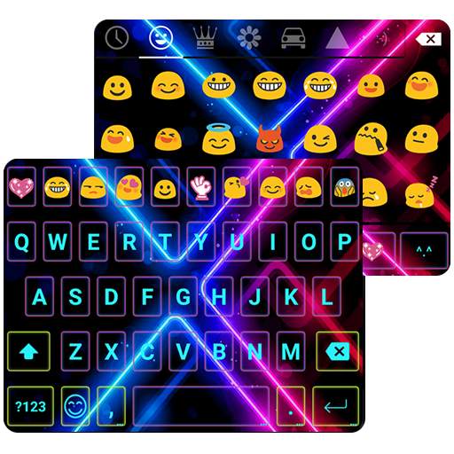 Color Neon Emoji Keyboard 1.7.4