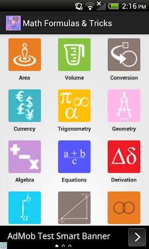 Math Formulas and Tricks screenshot 1