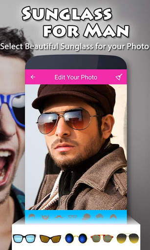 Man Sunglass Photo Editor screenshot 2