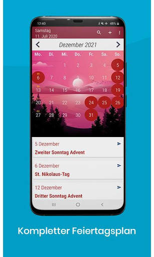 Kalender Deutschland mit Feiertagen 2021 screenshot 2