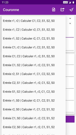 Calculatrice de géométrie screenshot 6