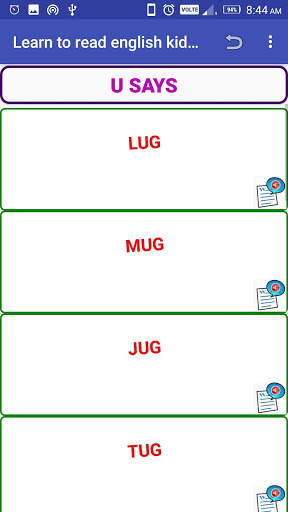 Learn to read English kids 1 screenshot 7