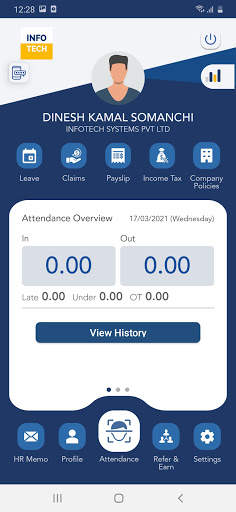 INFOTECH HRMS screenshot 2