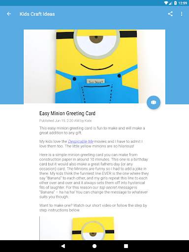 Kids Craft Ideas screenshot 5