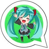Stickers : Miku Stickers for WhatsApp logo
