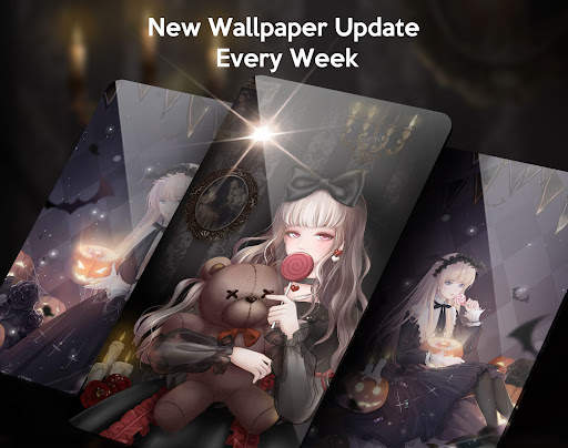 Gothic Girl Live Wallpaper & Launcher Themes screenshot 2