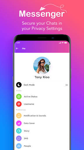 Pro Messenger - Free Text, Voice & Video Chat screenshot 5