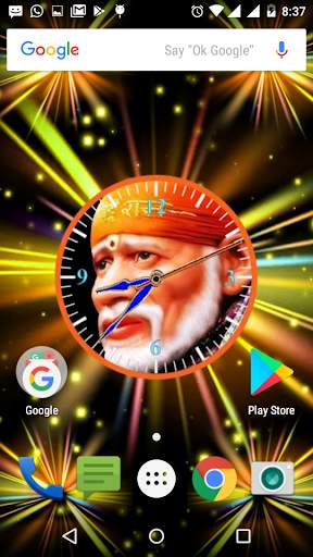 Sai Baba Clock Live Wallpaper screenshot 4