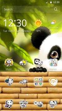 Cute Panda Theme screenshot 2