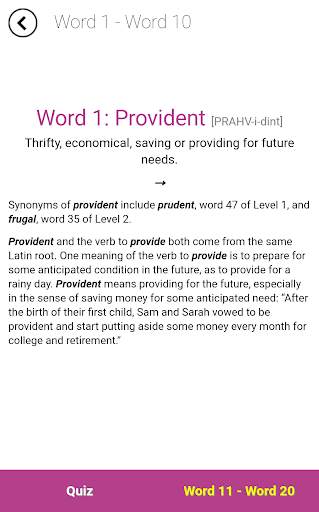 Verbal Advantage - Level 4 screenshot 2