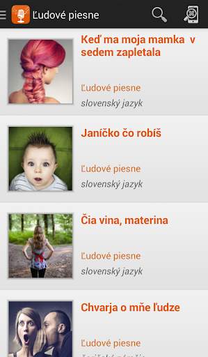 Texty piesní screenshot 2