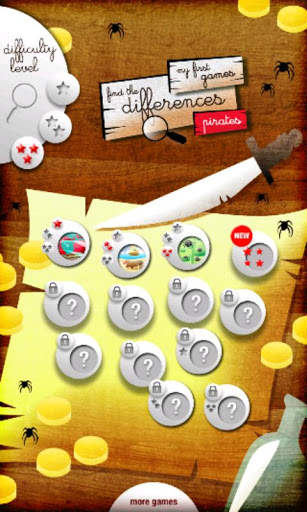 Kids Difference Game: Pirates screenshot 1
