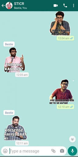 STICKR: All in one Hindi WA Stickers screenshot 7