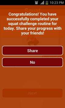 30 Day Squat Challenge screenshot 5