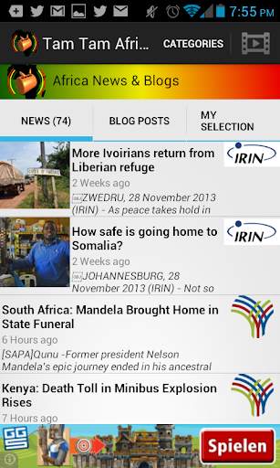Africa News screenshot 1