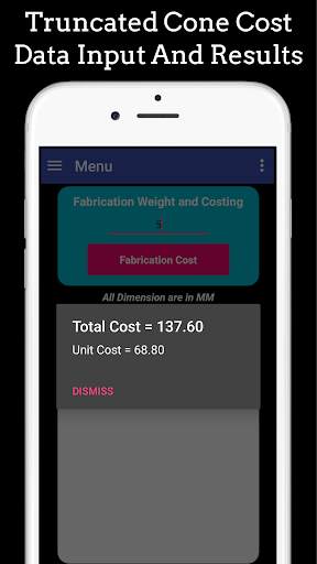 Fabrication Weight & Cost Calc screenshot 5