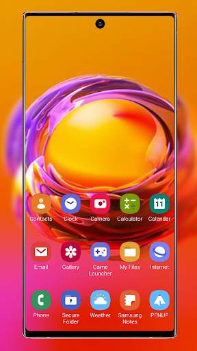Theme for galaxy Note 10: Note10 launcher screenshot 3