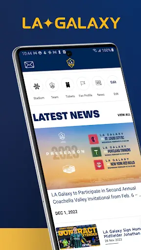 LA Galaxy App screenshot 1