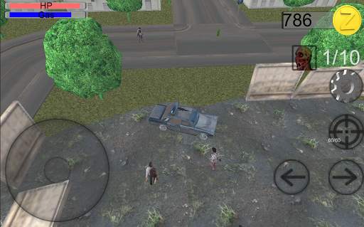 Rusty car agaist zombies 3D screenshot 3