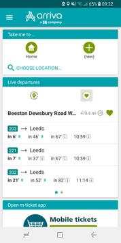Arriva UK Bus App screenshot 1