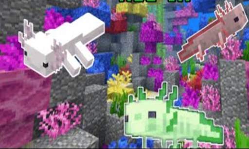Axolotls Mod for Minecraft PE screenshot 2