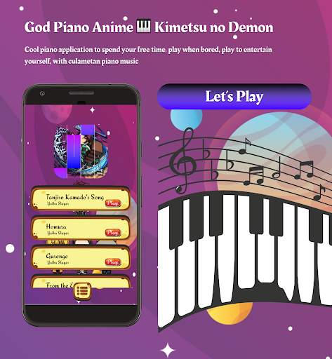 God Piano Anime 🎹 Kimetsu no Demon Epic Edition screenshot 9